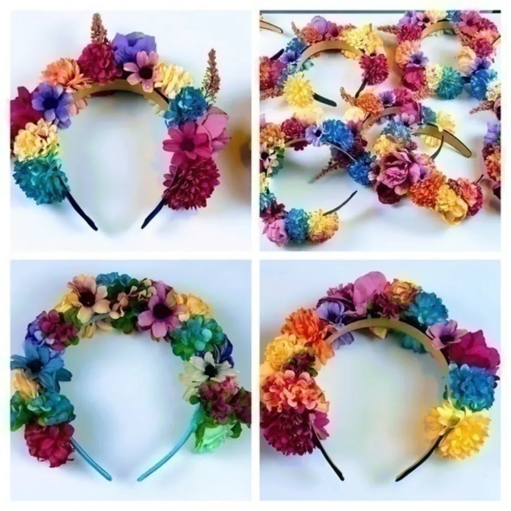 Handmade Spring/Festival/photoshoot Flower crowns - Picture 2 of 12